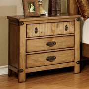 PIONEER Weathered Elm Night Stand - Furniture Home Store (Hanford, CA)