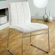 Oahu White Side Chair - Furniture Home Store (Hanford, CA)