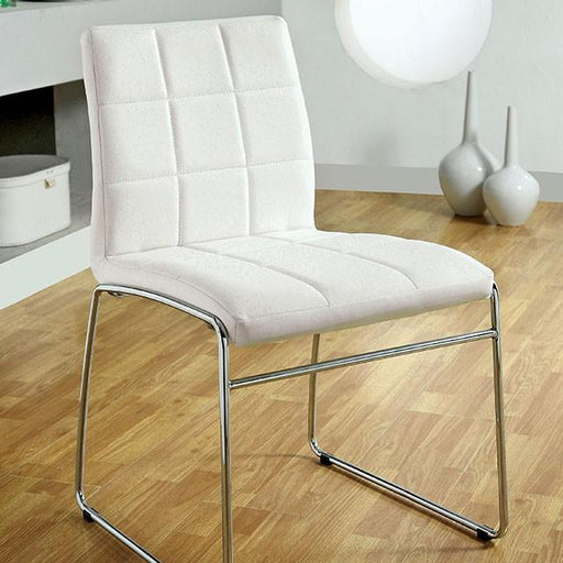 Oahu White Side Chair - Furniture Home Store (Hanford, CA)