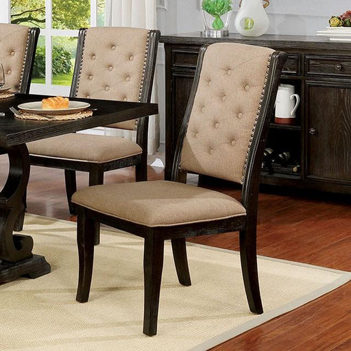 Patience Dark Walnut Side Chair (2/CTN) - Furniture Home Store (Hanford, CA)