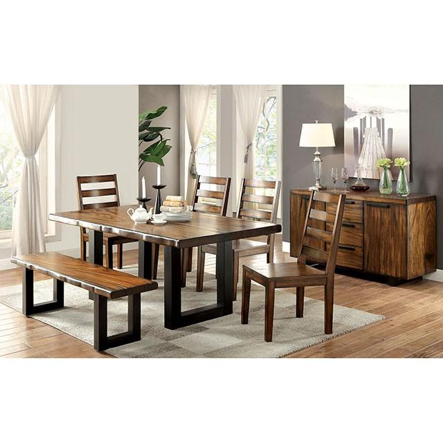 MADDISON Tobacco Oak Side Chair (2/CTN) - Furniture Home Store (Hanford, CA)
