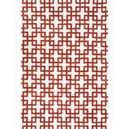 Carla Area Rug Red - Furniture Home Store (Hanford, CA)