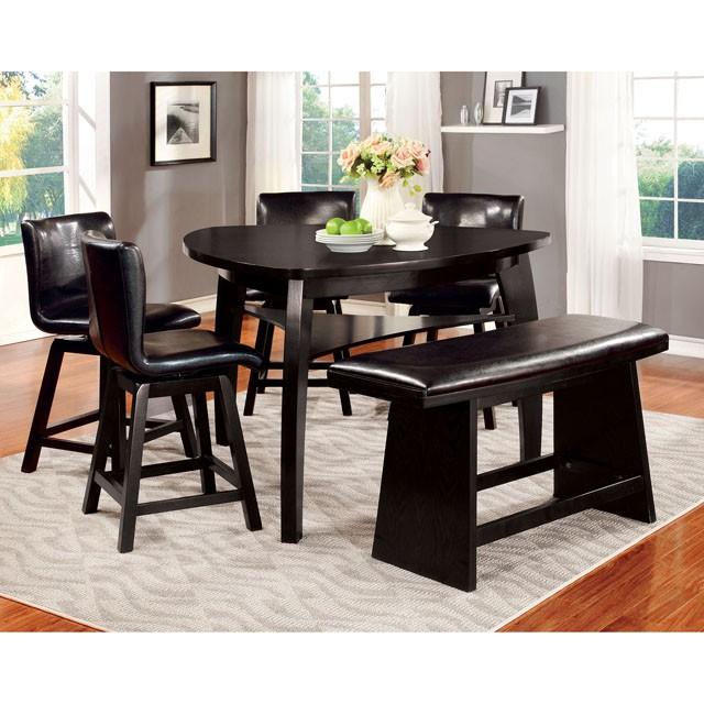 HURLEY Black Counter Ht. Chair (2/CTN) - Furniture Home Store (Hanford, CA)