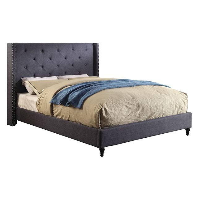 Anabelle Bed Blue & Gray - Furniture Home Store (Hanford, CA)