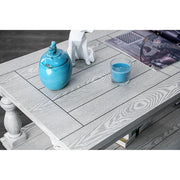 Arlington Antique White Sofa Table - Furniture Home Store (Hanford, CA)