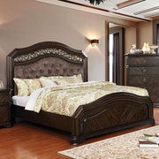 Calliope Bed Walnut & Oak - Furniture Home Store (Hanford, CA)