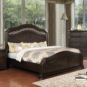 Calliope Bed Walnut & Oak - Furniture Home Store (Hanford, CA)