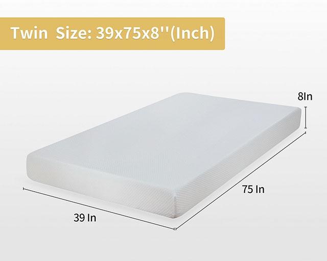 Artemisia 8" Memory Foam Mattress - Furniture Home Store (Hanford, CA)