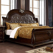 Fromberg Bed Brown - Furniture Home Store (Hanford, CA)