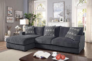 Kaylee Gray L-Shaped Sectional - Furniture Home Store (Hanford, CA)