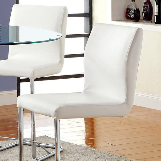 LODIA II White Counter Ht. Chair - Furniture Home Store (Hanford, CA)
