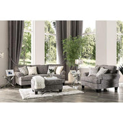 Pierpont Gray Ottoman - Furniture Home Store (Hanford, CA)