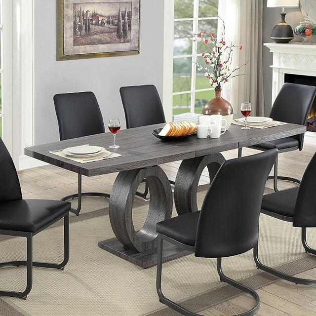 Saskia Gray Dining Table - Furniture Home Store (Hanford, CA)