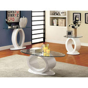 LODIA III White Sofa Table, White - Furniture Home Store (Hanford, CA)