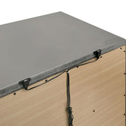 Emmeline Bed Silver & White - Furniture Home Store (Hanford, CA)