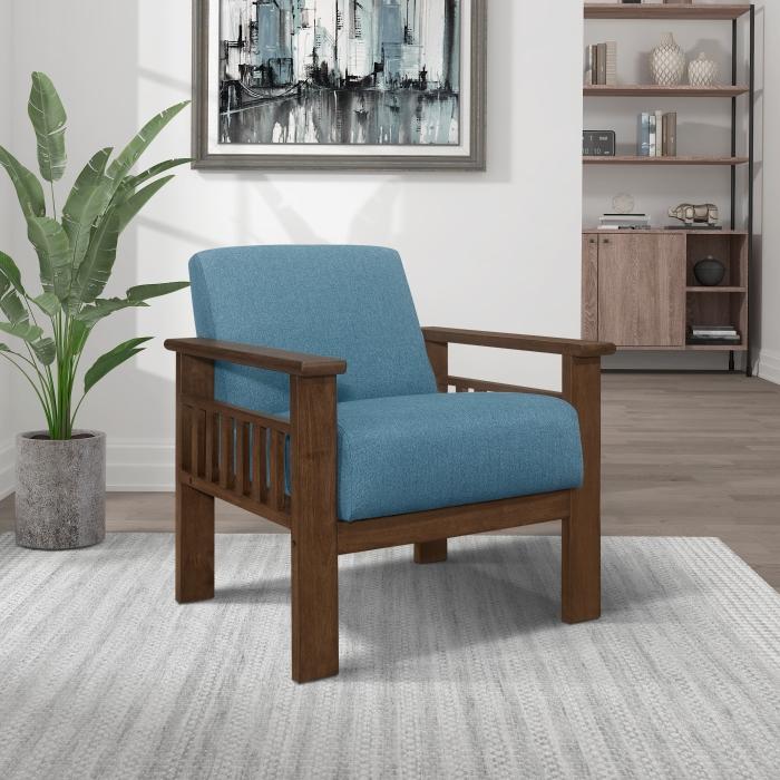 Helena Accent Chair with Storage Arms - Furniture Home Store (Hanford, CA)