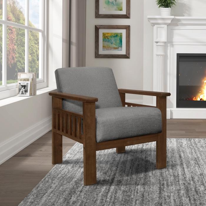 Helena Accent Chair with Storage Arms - Furniture Home Store (Hanford, CA)
