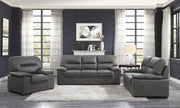 Michigan Sofa in Dark Gray 9407DG-3 - Furniture Home Store (Hanford, CA)