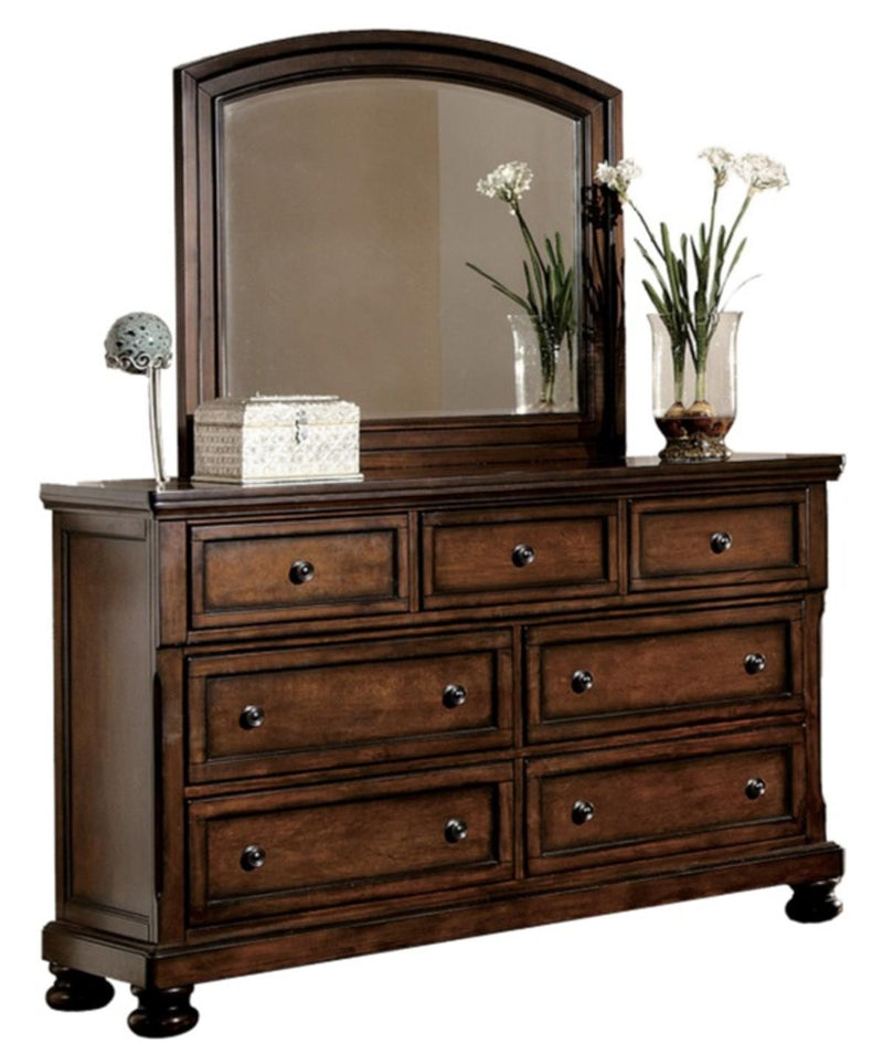 Cumberland Mirror in Brown Cherry 2159-6 - Furniture Home Store (Hanford, CA)