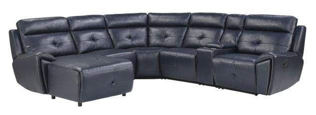 Avenue Right Side Reclining Chair in Navy 9469NVB-RR - Furniture Home Store (Hanford, CA)