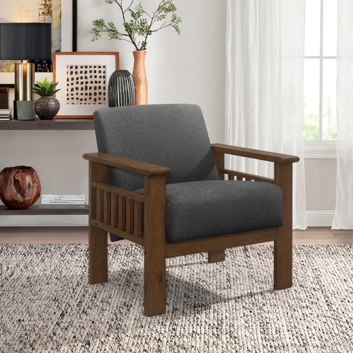 Helena Accent Chair with Storage Arms - Furniture Home Store (Hanford, CA)