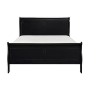 Mayville Queen Sleigh Bed in Black 2147BK-1 - Furniture Home Store (Hanford, CA)
