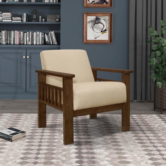 Helena Accent Chair with Storage Arms - Furniture Home Store (Hanford, CA)