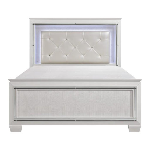 Allura Full Panel Bed in White 1916FW-1 - Furniture Home Store (Hanford, CA)