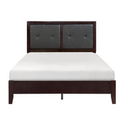 Edina Queen Panel Bed in Espresso-Hinted Cherry 2145-1 - Furniture Home Store (Hanford, CA)