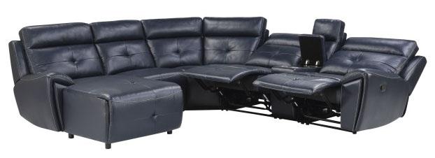 Avenue Left Side Chaise in Navy 9469NVB-LC - Furniture Home Store (Hanford, CA)