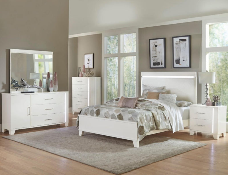 Kerren Nightstand in White 1678W-4 - Furniture Home Store (Hanford, CA)