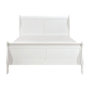 Mayville Queen Sleigh Bed in White 2147W-1 - Furniture Home Store (Hanford, CA)