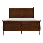 Mayville Queen Sleigh Bed in Brown Cherry 2147-1 - Furniture Home Store (Hanford, CA)