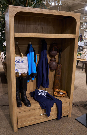 Dovander Hall Tree with Storage Bench - Furniture Home Store (Hanford, CA)