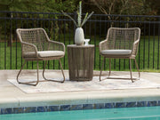 Majors Beach Outdoor Table and 2 Chairs - Furniture Home Store (Hanford, CA)