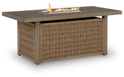 Laguna Heights Outdoor Fire Pit Table - Furniture Home Store (Hanford, CA)