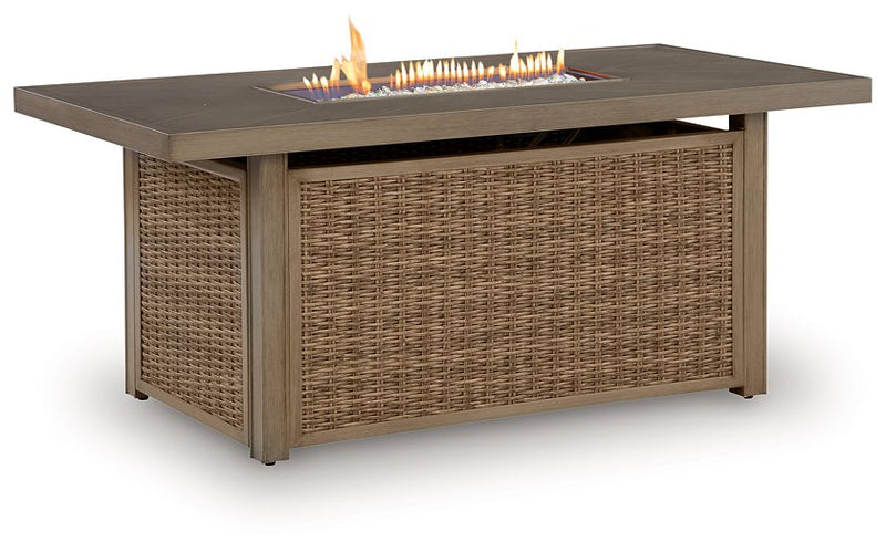 Laguna Heights Outdoor Fire Pit Table - Furniture Home Store (Hanford, CA)