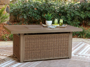 Laguna Heights Outdoor Fire Pit Table - Furniture Home Store (Hanford, CA)