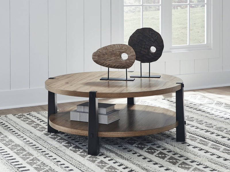 Ridgester Coffee Table - Furniture Home Store (Hanford, CA)