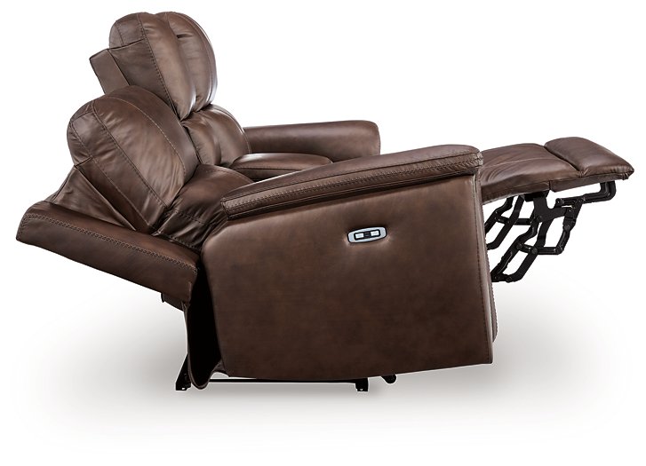 Bleckley Power Reclining Loveseat with Console - Furniture Home Store (Hanford, CA)