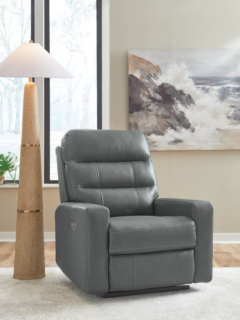 Pennacle Pier Power Recliner - Furniture Home Store (Hanford, CA)