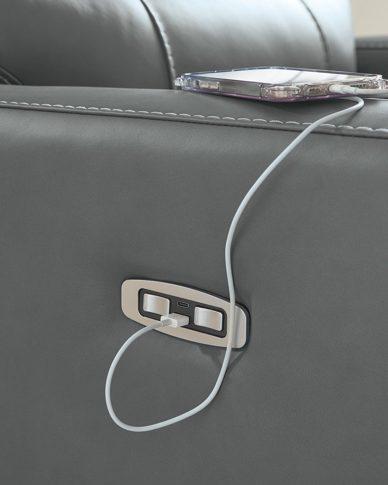 Pennacle Pier Power Recliner - Furniture Home Store (Hanford, CA)