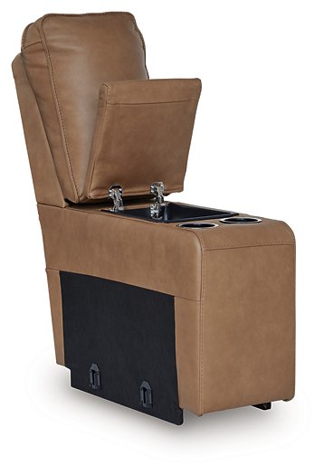 DeepWakes Power Reclining Sectional with Chaise - Furniture Home Store (Hanford, CA)