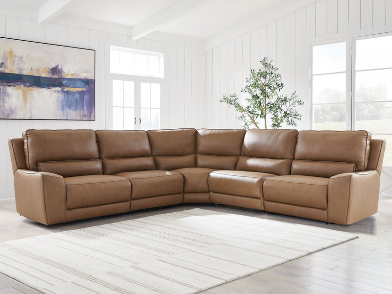 DeepWakes Power Reclining Sectional - Furniture Home Store (Hanford, CA)