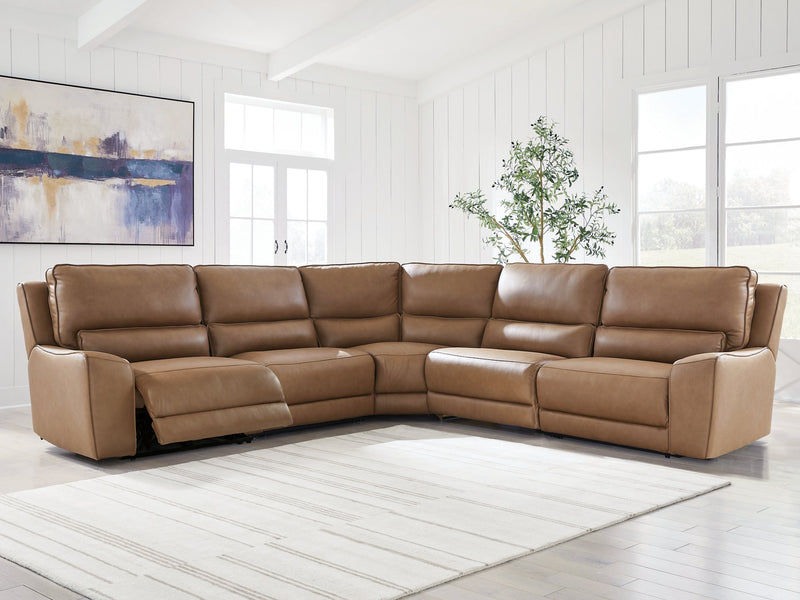DeepWakes Power Reclining Sectional - Furniture Home Store (Hanford, CA)