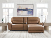 DeepWakes Power Reclining Sectional with Chaise - Furniture Home Store (Hanford, CA)