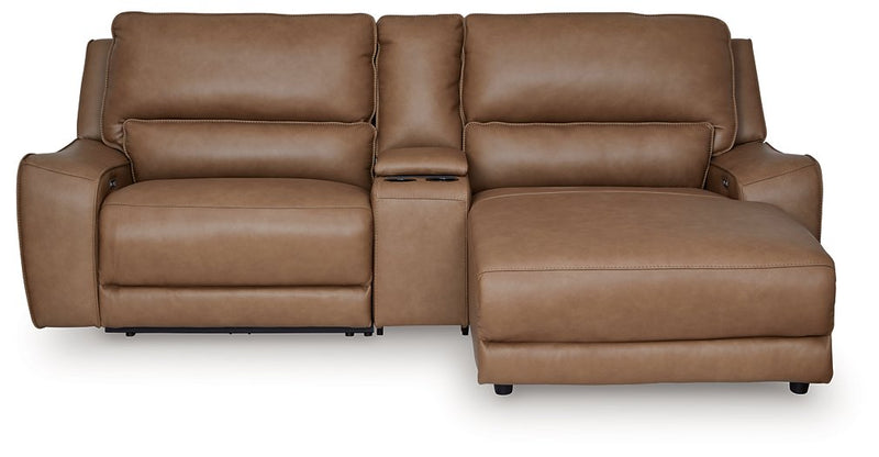 DeepWakes Power Reclining Sectional with Chaise - Furniture Home Store (Hanford, CA)
