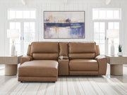 DeepWakes Power Reclining Sectional with Chaise - Furniture Home Store (Hanford, CA)
