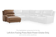 DeepWakes Power Reclining Sectional with Chaise - Furniture Home Store (Hanford, CA)