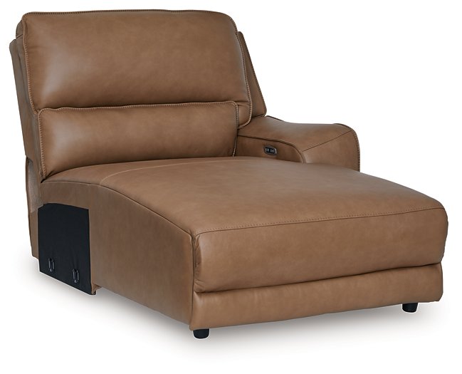 DeepWakes Power Reclining Sectional with Chaise - Furniture Home Store (Hanford, CA)